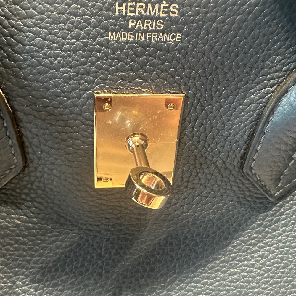 Hermes Birkin 35 Leather Deep Blue - Picture 5 of 9